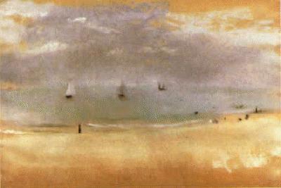 Edgar Degas Beach Landscape_2 oil painting image